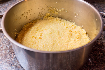Making couscous