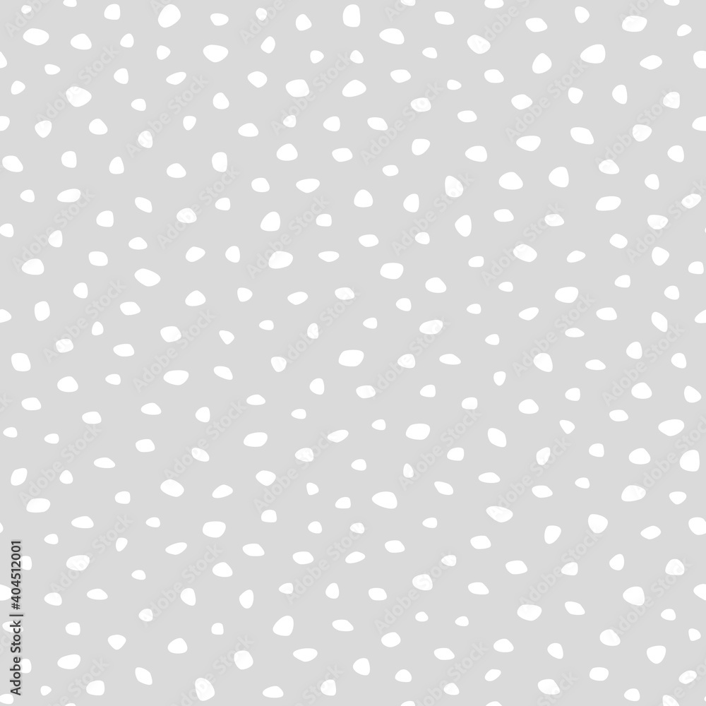 Poster background polka dot. random dots, snowflakes, circles. seamless pattern. design for fabric, wallpap