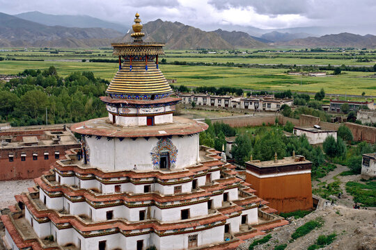 Mosteiro Pelkor Chode em Gyantse. Tibete. China