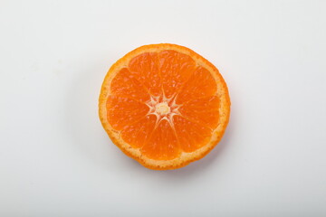 オレンジの断面