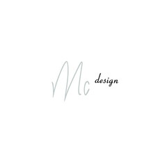 MC Handwritten Logo for Identity