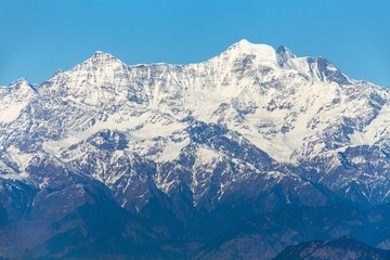 Fototapeta na wymiar Mount Bandarpunch, Himalaya, panoramic view