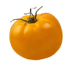 Tomato isolated on white background with clipping path