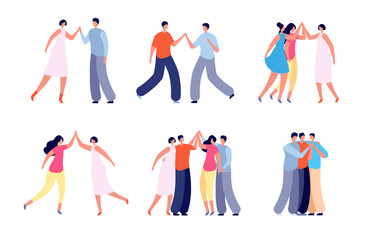 People high five. Social communication, friends celebrating or greetings meeting. Fun friendship, isolated teenagers group utter vector set. Illustration high five cooperation, celebration corporate