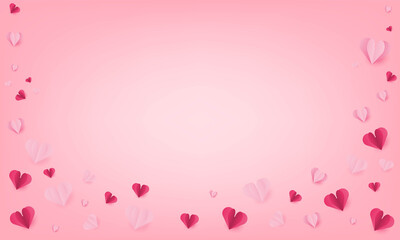 Happy Valentine's days of background. vector illustration