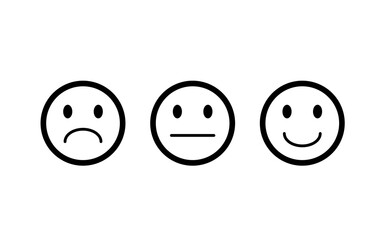 Face emoji icon isolated on white background. Trendy face emoji icon for sticker, wallpaper, greeting card, t shirt and poster. Useful web site, app, ui and logo. Face emoji vector illustration