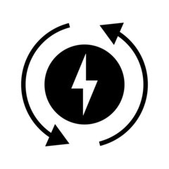 Renewable energy vector icon illustration