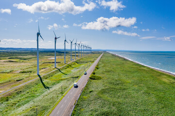 オトンルイ風力発電所  北海道苫前町