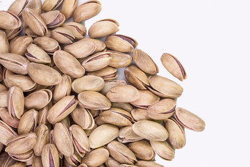 Pistachio texture. Nuts. Green fresh pistachios as texture.
