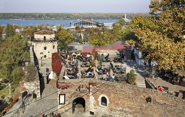 Obraz premium View of Kalemegdan in Belgrade. Serbia