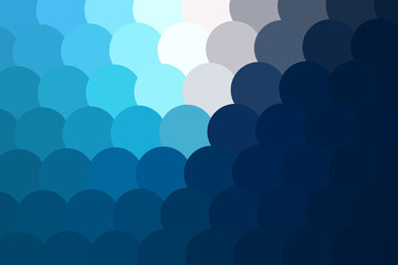 Blue winter pattern