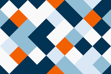 Winter squares pattern