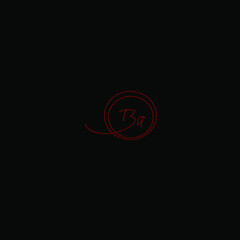 Fototapeta premium BA Initial Isolated Logo for Identity