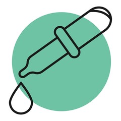 Dropper vector flat icon vector