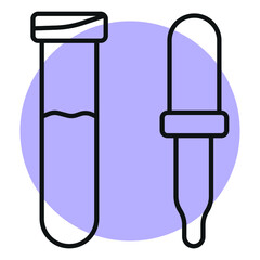 Dropper vector flat icon vector