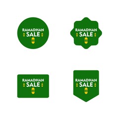 Ramadhan Sale - Sticker Design : Business Theme, Shopping Theme, Islamic Theme, Infographics and Other Graphic Related Assets.