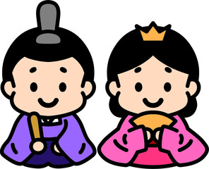 かわいい雛人形