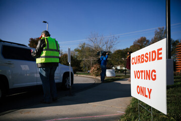 USA, North Carolina, Election Day voting 2020.