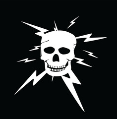 Electricity danger sign. vector illustration