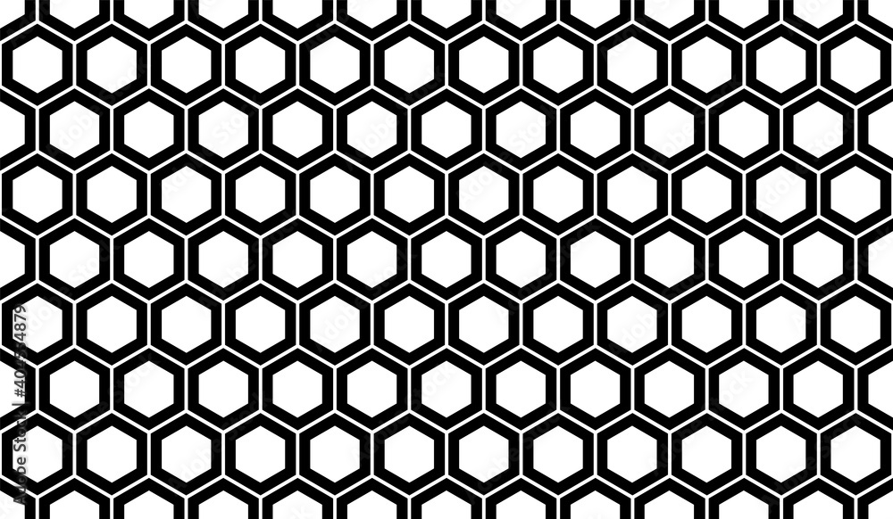 Aufkleber honeycomb vector pattern for design textiles and backgrounds