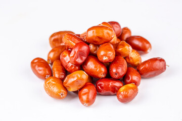 Fresh raw silverberry fruits, oleaster or russian olive ( Elaeagnus )