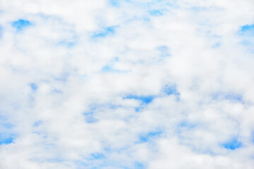 Fluffy clouds abstract background. Natural dreams fantasy concept and relaxation recovery idea