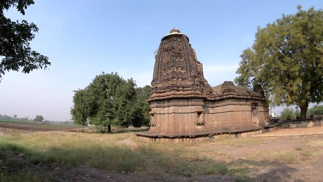 Ancient Datt Mandir Temple at village Loni Bhapkar near Pune India.