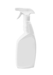 Cleaner spray isolated on white, clipping path