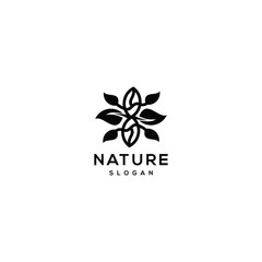 nature leaf logo vector uniqua 