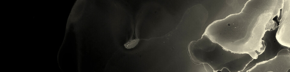 Liquid Splash.  Acrylic Greyscale Picture.