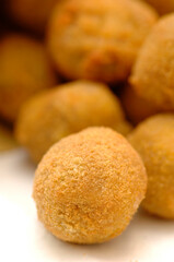 artisanal olives all'ascolana called Olive all'ascolana or olive ascolane are a typical dish from the Marche region, from the city of Ascoli Piceno in Italy.