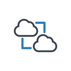 Cloud sync icon