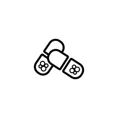 Capsule Icon vector eps
