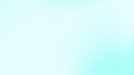 Dots halftone white blue and green color pattern gradient texture with technology digital background. Medicine healthcare with science concept.