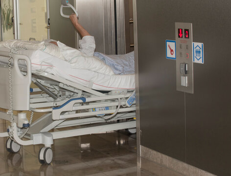 Patient In A Hospital Bed