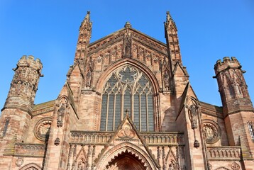 Fototapeta na wymiar Hereford Cathedral , Herefordshire , UK 