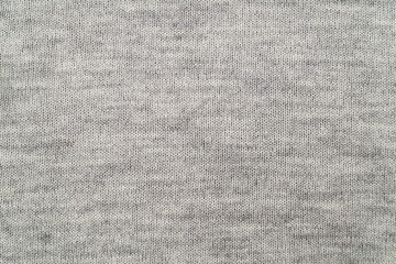 grey knitted fabric background copy space