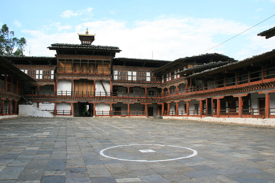 Fortress (dzong) In Wangdue Phodrang (bhutan)
