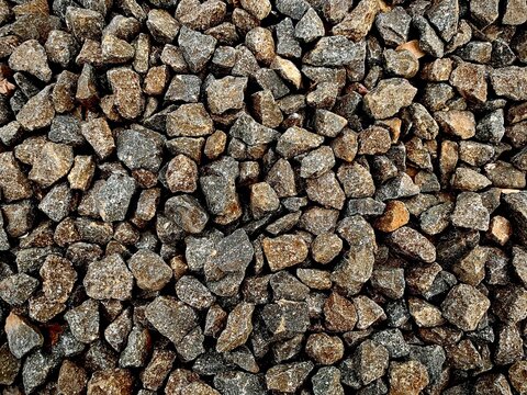Gravel rocks close up view as a background