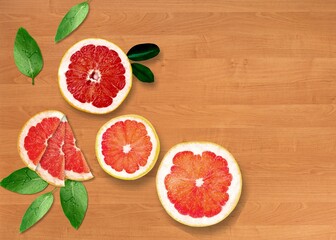 Fototapeta na wymiar Grapefruit.