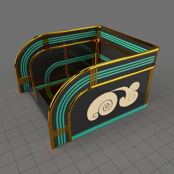 Art deco platform