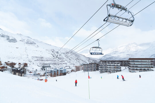 Tignes chair lift 