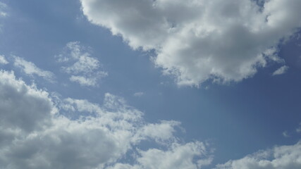 blue sky with clouds