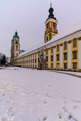 Monastery of St.Florian, upper austria in winter