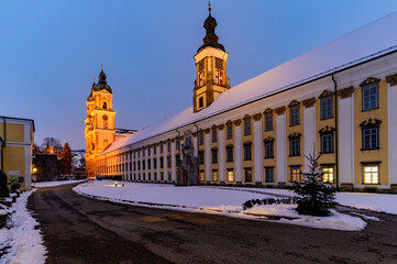 Monastery of St.Florian, upper austria in winter