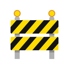 Barricade block vector. fence vector. wallpaper. free space for text. construction.