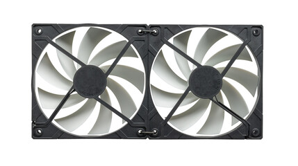 fan for video card isolated on white background