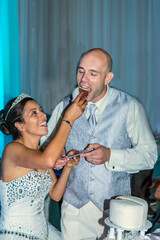 Sharing Wedding Cake