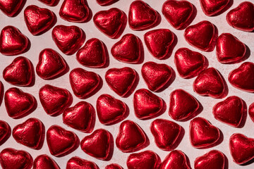 Chocolate Candy Red Heart Sweets for Valentine's Day
