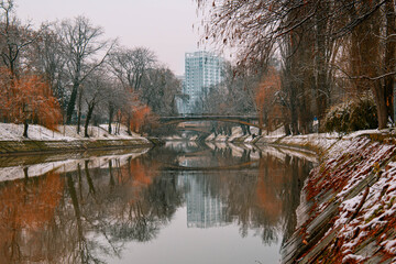 Fototapeta premium autumn in the city